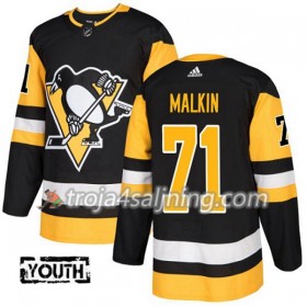 Pittsburgh Penguins tröja Evgeni Malkin 71 Adidas 2017-2018 Svart Authentic - NHL Tröjor Barn